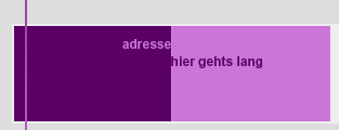 adresse - hier gehts lang